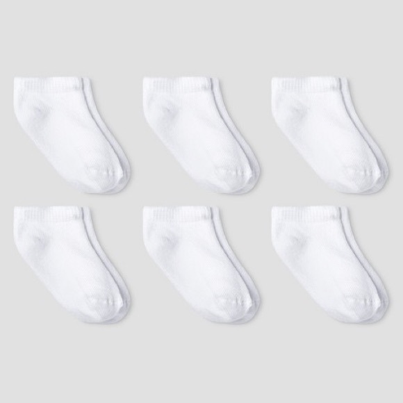 NIB 6-pair Baby Low Cut Socks In White By Foot Locker 3-7 Months - Picture 8 of 8